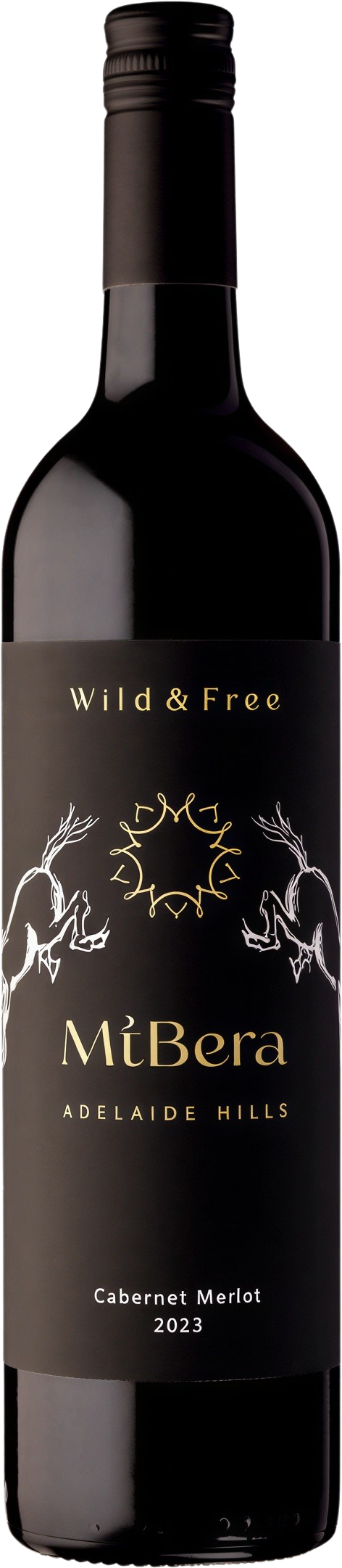 Mt Bera Vineyards Wild & Free Cabernet Merlot 2023 Adelaide Hills bottle